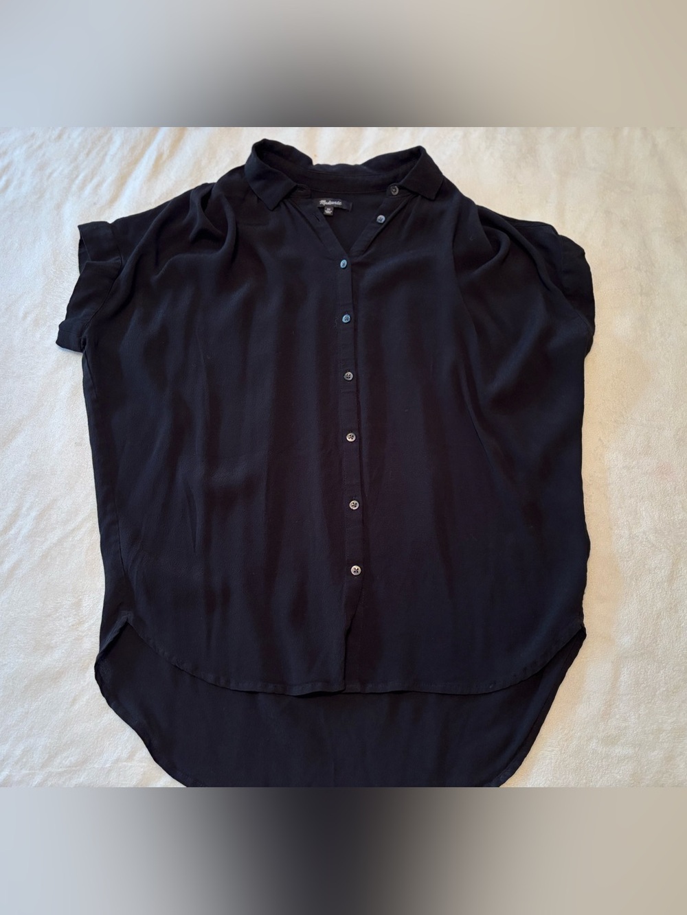 Madewell Black Button Up